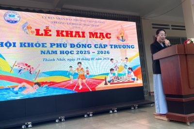LỄ KHAI MẠC HỘI KHỎE PHÙ ĐỔNG CẤP TRƯỜNG NĂM HỌC 2025-2026